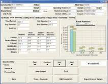 Рис. 4-3: Экран сводных данных по износу